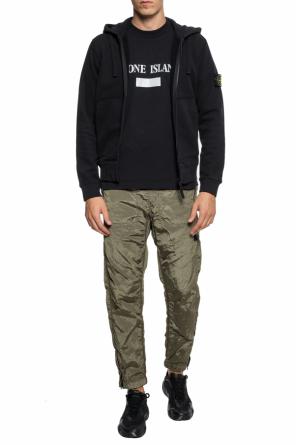 T-shirt with a printed logo, zdjęcie 2 T-shirt with a printed logo od Stone Island